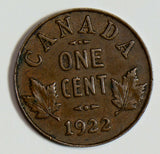 Canada 1922 Small Cent  CA0205 combine shipping