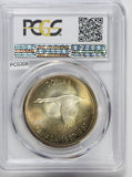 Canada 1967 Dollar silver PCGS MS64 stunning blue golden toning PC0306 combine s