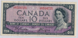RC0160 Canada 1954 $10  beattie-coyne devil's face combine shipping