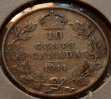 Canada  1911 10 Cents   CA0051 combine shipping