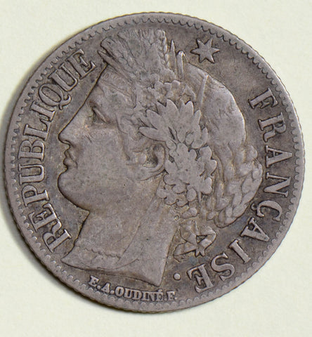 France 1849 Franc silver  F0171 combine shipping