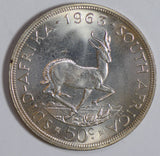 South Africa 1963 50 Cents silver Gem BU S0200 combine shipping