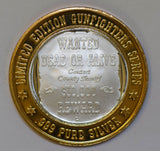 casino chip token silver john wesley hardin BU0340 combine shipping