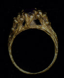 Vintage Natural Amethyst Ring 14K Gold