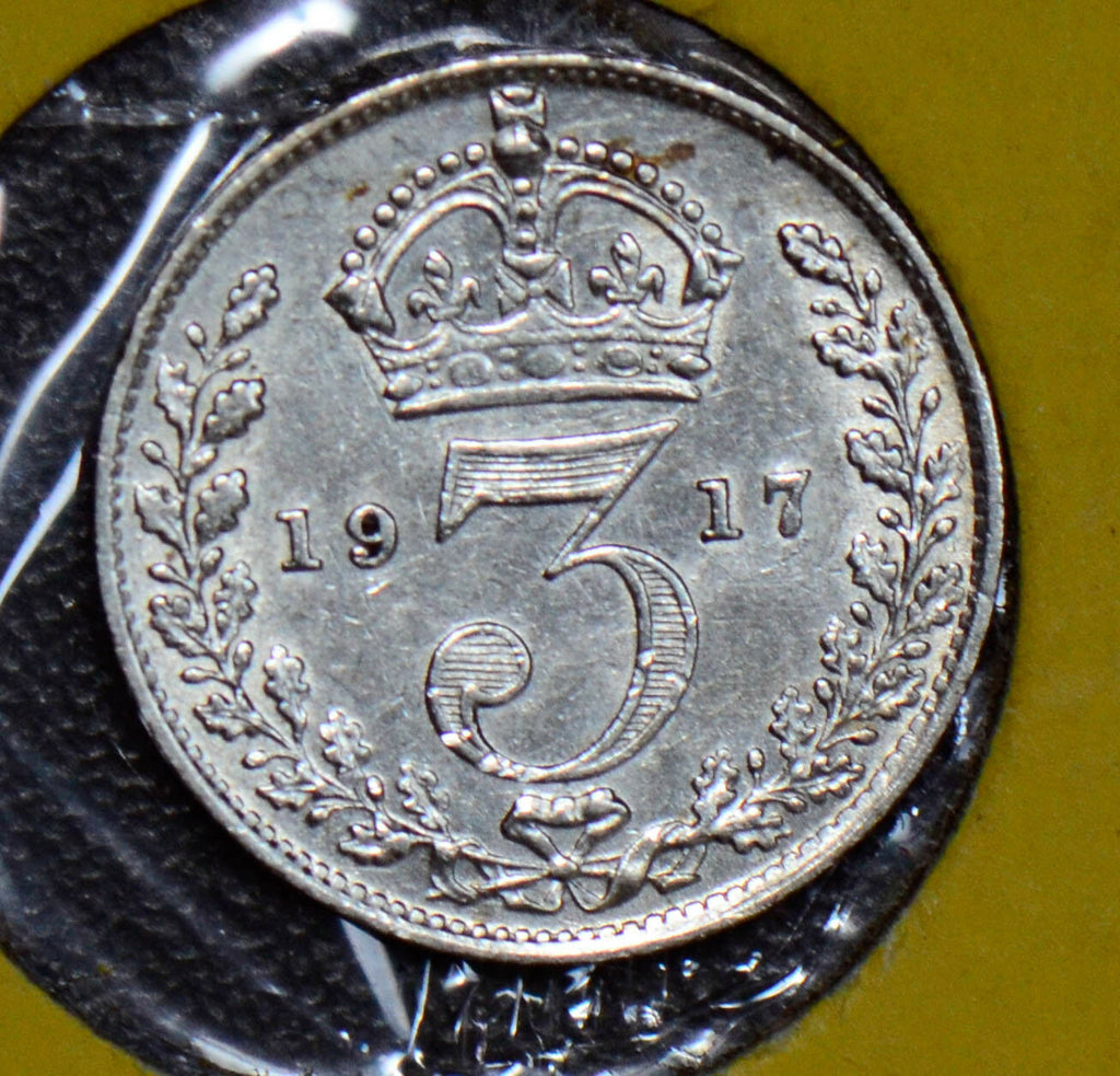 Great Britain 1917 3 Pence threepence 190496 combine shipping