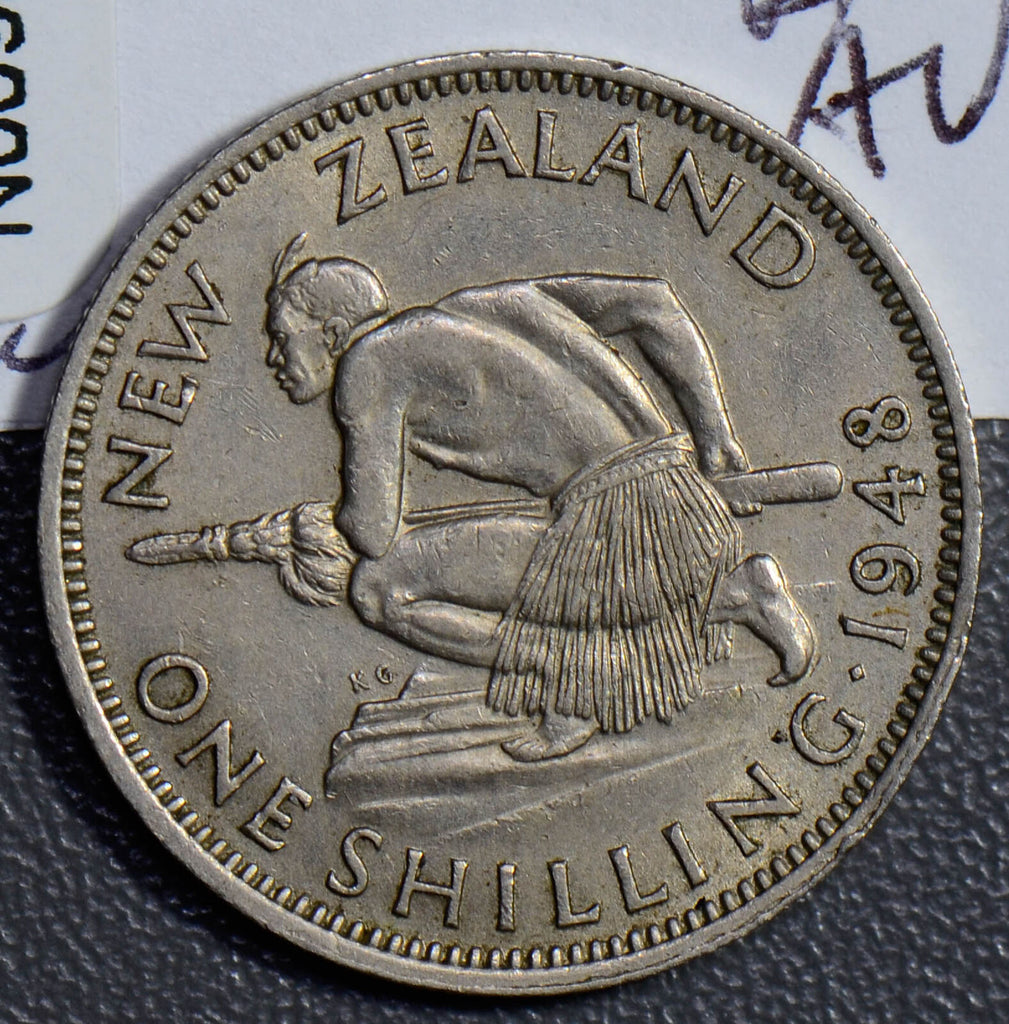 New Zealand 1948 Shilling  N0099 combine shipping
