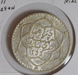 Morocco 1911 AH1329 1/2 Real silver  M0307 combine shipping