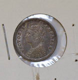 British India 1896 2 Annas silver  I0337 combine shipping