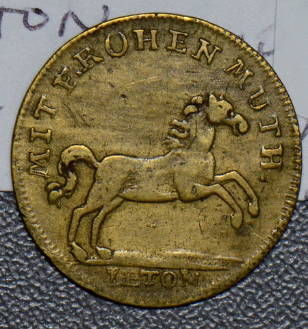 Germany 1800 ~99 Jeton horse animal russland russia Kaiser Nicolaus R0122 combin