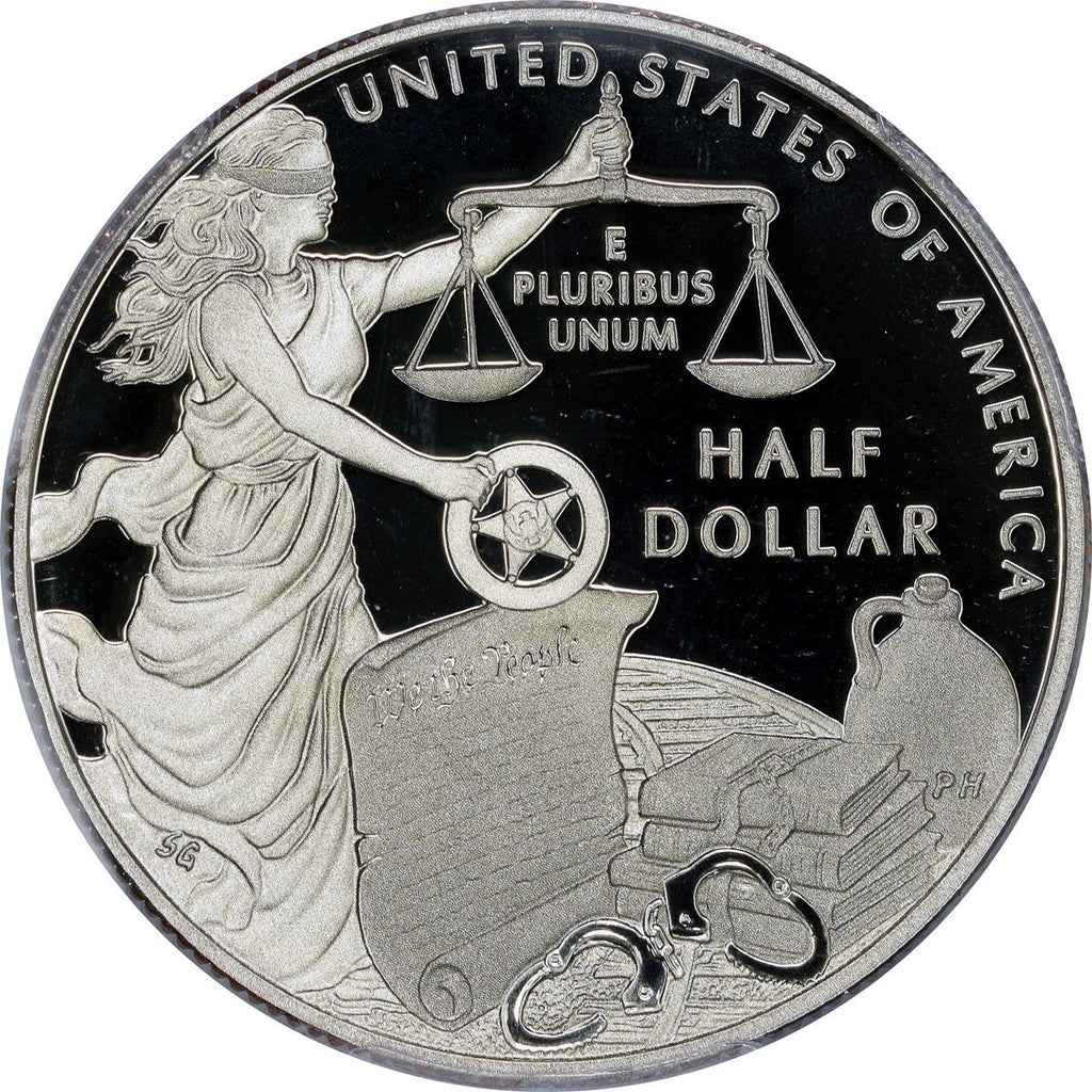 PC0015 2015 S US Marshals half dollar proof PCGS PR 70DCAM 225th anniversary