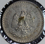 M0176 Mexico 1924 Peso silver better date cap and rays combine shipping