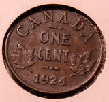 CA0062 Canada 1924  Cent  VF combine shipping