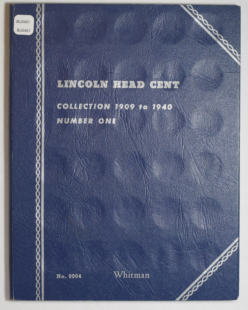 1909 ~40 Lincon Cent whiman album  BU0401 combine shipping