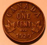 CA0103 Canada 1920  Cent   combine shipping
