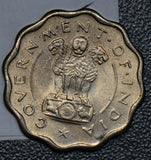 Republic India 1950 B Anna UNC zebu I0314 combine shipping