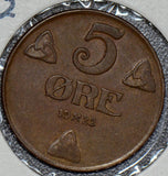 Norway 1922 5 Ore  N0085 combine shipping