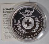 Switzerland 2000 50 Francs silver proof mintage 3000 S0215 combine shipping