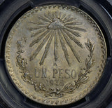 PC0135 Mexico 1944 M Peso silver cap and rays PCGS MS65 combine shipping