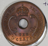 East Africa 1936 10 Cents stunning purple toning E0082 combine shipping