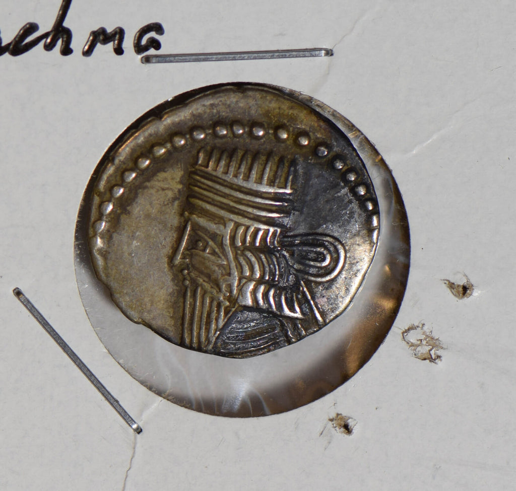 Ancient 140 AD parthia greek drachma silver  AN0034 combine shipping