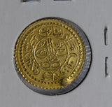 Turkey 1808 1223/21 1/2 Hayriye Altin gold conterstamped rare this nice GL0100 c
