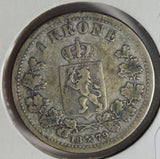 Norway 1879 Krone silver  N0187 combine shipping