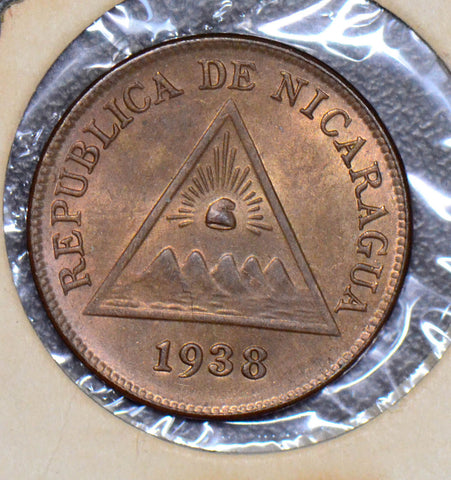 Nicaragua 1938 Centavo UNC 190512 combine shipping