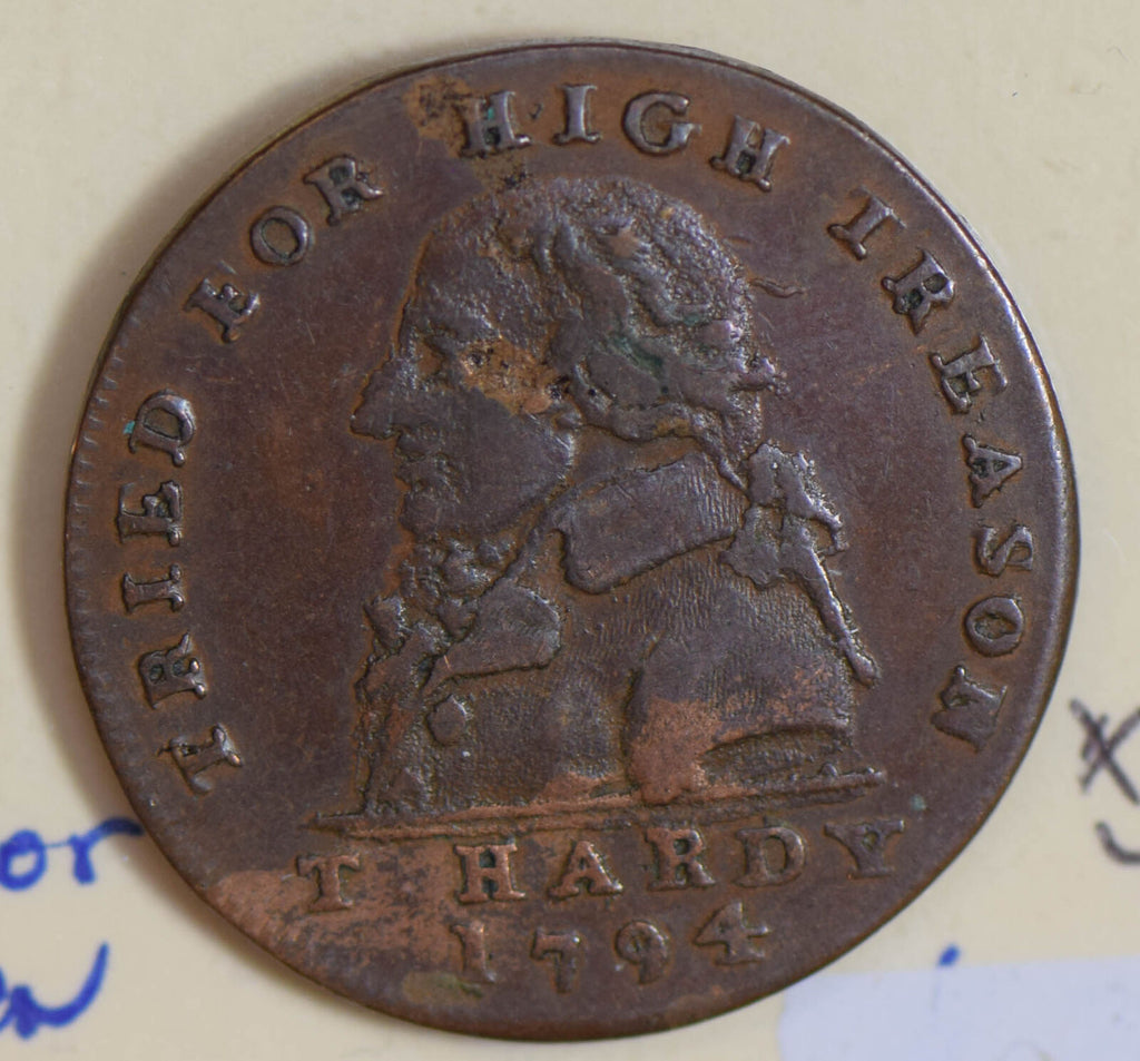 Great Britain 1794 half penny condor token D&H 1025 GR0271 combine shipping