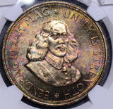 NG0099 South Africa gorgeous toning 1964 50 Cents NGC PL 66  combine shipping