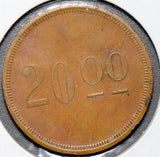 1900 s token  maverick token $20 rare eagle U0025 combine shipping