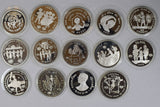 Unicef International Year of the Child proof Set 1979 ~81 29 coins silver no Chi