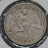 Philippines 1917 5 Centavos eagle animal  190049 combine shipping