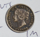 Canada 1882 5 Cents silver  CA0241 combine shipping