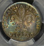 Italy 1856  Fiorin silver Tuscany stunning green toning! PC0118 combine shipping