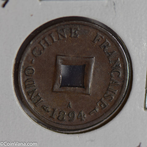 French Indo china 1894 A 2 Cents  F0185 combine shipping