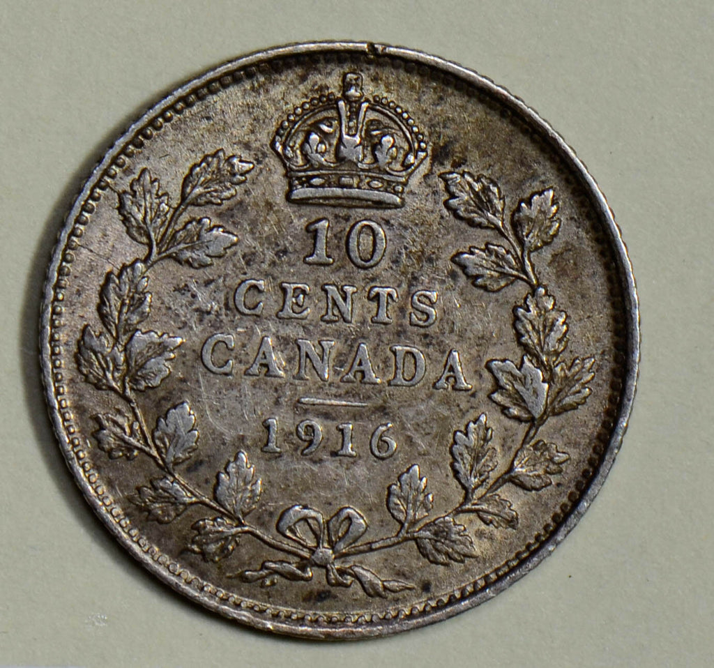 Canada 1916 10 Cents AU  CA0246 combine shipping