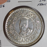 Morocco 1956 500 Francs silver lustrous M0305 combine shipping