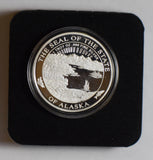 2012 Medal silver wolf animal alaska gray wolves BU0416 combine shipping