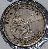 Philippines 1904 5 Centavos eagle animal  190054 combine shipping