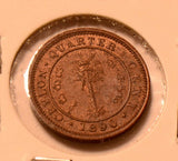 C0043 Ceylon 1890  1/4 Cent   combine shipping