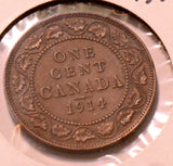 CA0081 Canada 1914  Cent  VG combine shipping