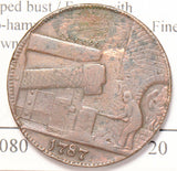 Great Britain 1787  1/2 Penny  warwickshire conder D&H352 halfpenny GR0183 combi