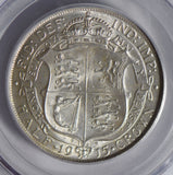 Great Britain 1915 1/2 Crown silver PCGS MS63 half lustrous PC0296 combine shipp