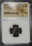 NG0284 Roman AD 337 ~340  NGC CH XF Constantien II AE3/4 sharp strike combine sh