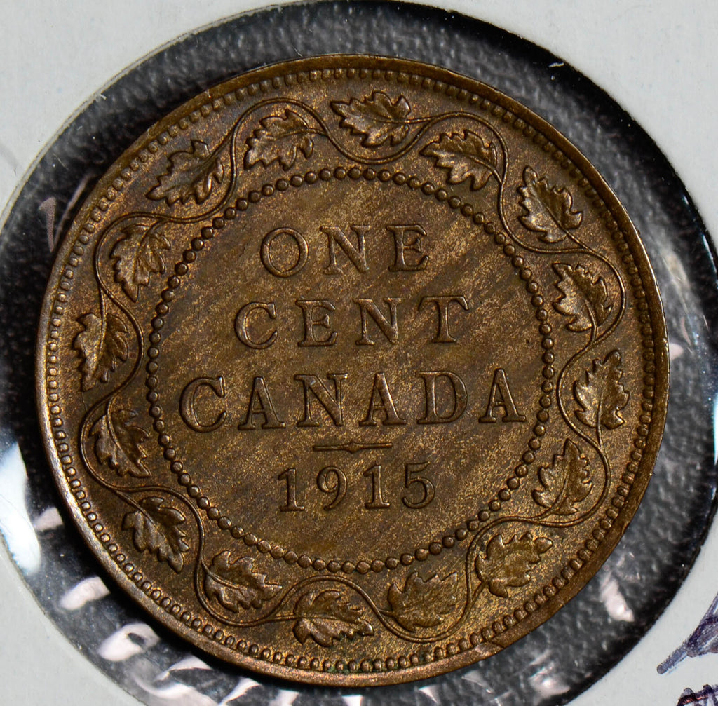 Canada 1915 Large Cent UNC  CA0219 combine shipping