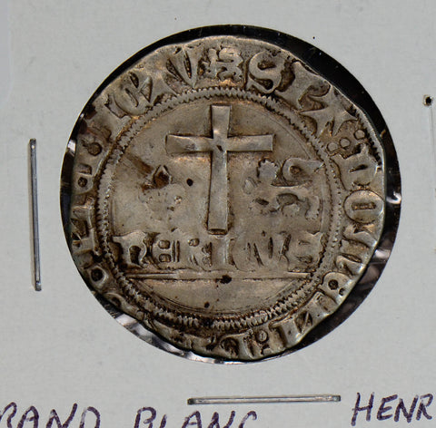 Great Britain 1422 ~53 Grand Blanc Aux Ecus silver henry VI combine shipp GR0265