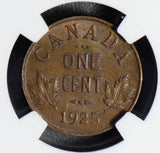 Canada 1925 Small Cent NGC MS61BN rare in mint state! NG0478 combine shipping