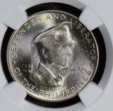 Philippines 1947 S 50 Centavos silver NGC MS65 douglas macarthur rare in this gr