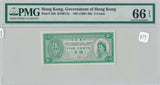 Hong Kong Pick# 326 KNB17a 1961-65 5 Cents PMG 66 epq Gem Unicirculated  PM0016