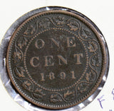 Canada 1891 Large Cent small date CA0236 combine shipping